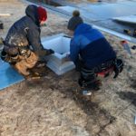 Roof light in flat roof