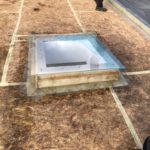 Fibreglass flat roof