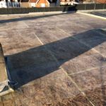 Fibreglass flat roof