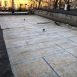Repairing a flat roof